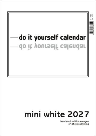 MINI WHITE BLANKOKALENDER DIY BASTEL SELBSTGESTALTEN